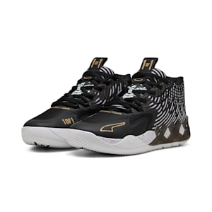 Chaussures de basketball PUMA x LAMELO BALL MB.01 Toxic Homme, PUMA White-PUMA Black-PUMA Gold, extralarge