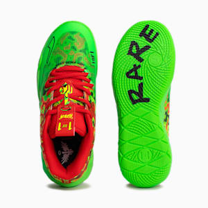 メンズ MB.01 THERMAL バスケットボールシューズ, Fluro Green Pes-PUMA Red, extralarge-JPN