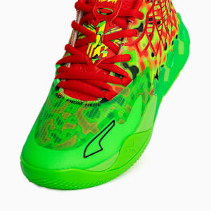 メンズ MB.01 THERMAL バスケットボールシューズ, Fluro Green Pes-PUMA Red, extralarge-JPN