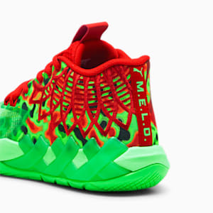 PUMA x LAMELO BALL MB.01 Thermal Big Kids' Basketball Shoes, Fluro Green Pes-PUMA Red, extralarge