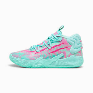 PUMA x LAMELO BALL MB.03 Miami Men's Basketball Shoes, Electric Peppermint-Ravish, extralarge