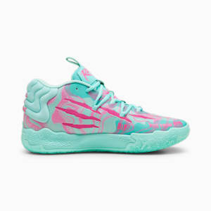PUMA x LAMELO BALL MB.03 Miami Men's Basketball Shoes, Electric Peppermint-Ravish, extralarge