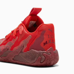 PUMA x LAMELO BALL MB.03 Lo Team Big Kids' Basketball Shoes, Team Regal Red-For All Time Red, extralarge