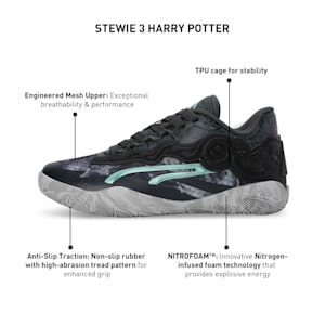 Stewie 3 Harry Potter™ Unisex Basketball Shoes, Shadow Gray-Smokey Gray, extralarge-IND