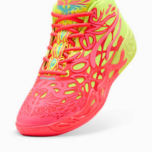 Chaussures de basketball PUMA x LAMELO BALL MB.04 1Love Homme, Pink Alert-Yellow Alert, extralarge