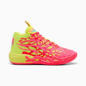 Tenis de basquetbol Adolescente MB.04 1Love, Pink Alert-Yellow Alert, extralarge