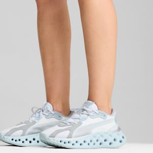 SOFTRIDE Frequence Women's Running Shoes, Silver Mist-Dewdrop-PUMA White, extralarge-IND