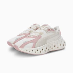 SOFTRIDE Frequence Women's Running Shoes, Warm White-Mauve Mist-Alpine Snow, extralarge-IND
