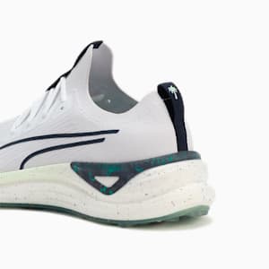 メンズ ゴルフ PUMA x PTC エレクトロキャット ニトロ スパイクレスシューズ, PUMA White-Deep Navy-Fresh Mint, extralarge-JPN