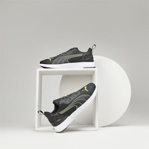 SOFTRIDE Runphlo Men's Running Shoes, Yellow Burst-PUMA Black, extralarge-IND