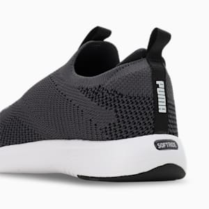 PUMA Softride Gush Men's Slip-On Shoes, PUMA Black-PUMA White-Dark Coal, extralarge-IND