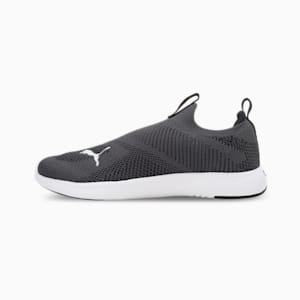 PUMA Softride Gush Men's Slip-On Shoes, PUMA Black-PUMA White-Dark Coal, extralarge-IND