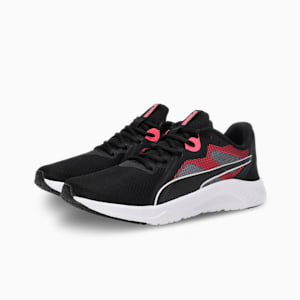 Seriah Women's Running Shoes, PUMA Black-Sunset Glow-PUMA White, extralarge-IND