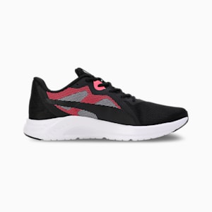 PUMA Seriah Women's Running Shoes, PUMA Black-Sunset Glow-PUMA White, extralarge-IND