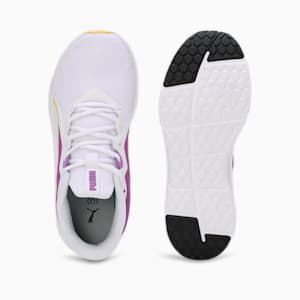 Seriah Women's Running Shoes, PUMA White-Ultraviolet-Pelé Yellow, extralarge-IND
