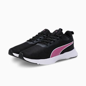 Flyer Flex V1 Unisex Running Shoes, PUMA Black-Deep Orchid, extralarge-IND