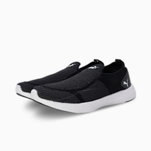 PUMA Softride Dimorphos Men's Slip-On Shoes, PUMA Black-Dark Coal-PUMA White, extralarge-IND