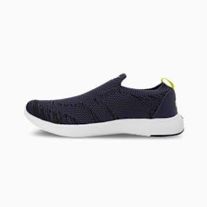 Softride Hellas Men's Slip-On Shoes, PUMA Navy-PUMA White-PUMA Black-Lime Sheen, extralarge-IND