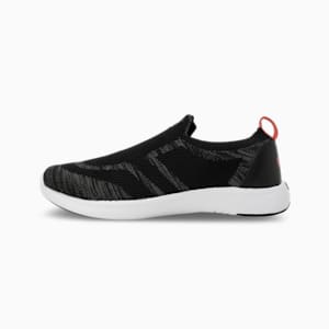 Softride Hellas Men's Slip-On Shoes, PUMA Black-Chili Oil-Cool Dark Gray, extralarge-IND