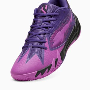 Scoot Zeros Purple Lightning Basketball Shoes, Pure Magenta-PUMA Black, extralarge-IND