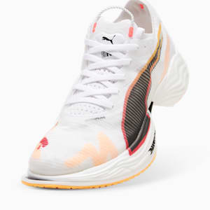 メンズ FAST-R ニトロ エリート 2 ランニングシューズ, PUMA White-Sunset Glow-Sun Stream, extralarge-JPN