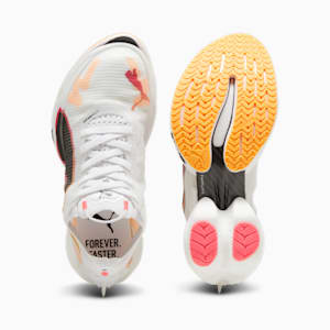 ウィメンズ FAST-R ニトロ エリート 2 ランニングシューズ, PUMA White-Sunset Glow-Sun Stream, extralarge-JPN