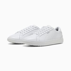 メンズ ゴルフ プーマ クラシック G スパイクレス シューズ, PUMA White-PUMA White, extralarge-JPN