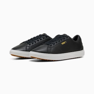 メンズ ゴルフ プーマ クラシック G スパイクレス シューズ, PUMA Black-PUMA White, extralarge-JPN