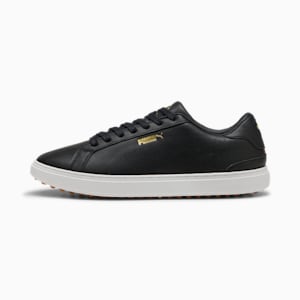 メンズ ゴルフ プーマ クラシック G スパイクレス シューズ, PUMA Black-PUMA White, extralarge-JPN