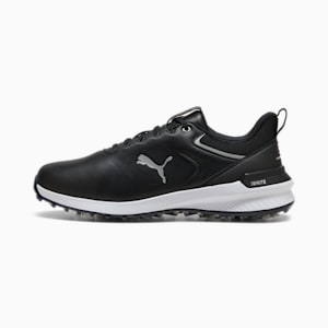 IGNITE Innovate Leather Golf Shoes Men, PUMA Black-PUMA Silver, extralarge-GBR