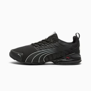 Voltaic Evo Wide Men's Running Shoes, PUMA Black-For All Time Red-Stormy Slate, extralarge