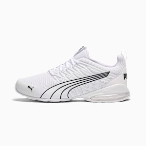 Voltaic Evo Wide Men's Running Shoes, PUMA White-PUMA Black, extralarge