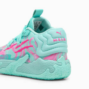 PUMA x LAMELO BALL MB.03 Miami Little Kids' Basketball Shoes, Electric Peppermint-Ravish, extralarge