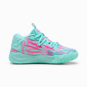 PUMA x LAMELO BALL MB.03 Miami Little Kids' Basketball Shoes, Electric Peppermint-Ravish, extralarge