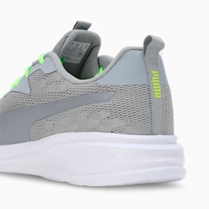 PUMA Widerer Men's Running Shoes, Cool Mid Gray-Lime Squeeze-PUMA White, extralarge-IND