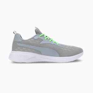 PUMA Widerer Men's Running Shoes, Cool Mid Gray-Lime Squeeze-PUMA White, extralarge-IND