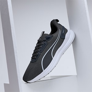 PUMA Mile On Men's Running Shoes, PUMA White-Shadow Gray, extralarge-IND