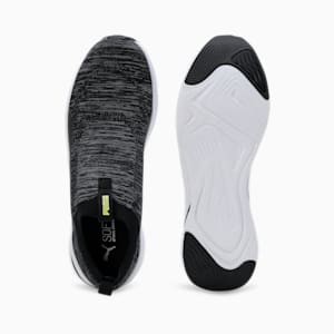 Softride Rift Runlyn Knit Men's Slip-On Shoes, PUMA Black-Cool Dark Gray-Lemon Meringue, extralarge-IND