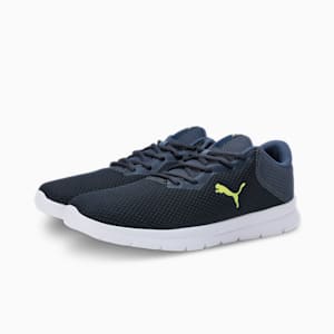 PUMA Escoot Men's Running Shoes, Inky Blue-Navy Blazer-Yellow Burst, extralarge-IND
