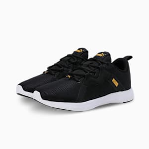 Softride Victoride Men's Running Shoes, PUMA Black-Yellow Sizzle, extralarge-IND