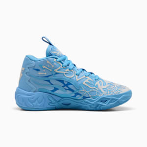 PUMA x LAMELO BALL MB.04 LaFrancé 1 of 1 Big Kids' Basketball Shoes, Team Light Blue-Cool Mid Gray, extralarge