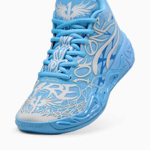 PUMA x LAMELO BALL MB.04 LaFrancé 1 of 1 Big Kids' Basketball Shoes, Team Light Blue-Cool Mid Gray, extralarge