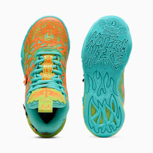 Chaussures de basketball MB.04 Scooby Doo Enfant et adolescent, Aquatic-Lime Smash-Heat Fire, extralarge
