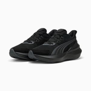 ユニセックス パルス プロ ランニングシューズ, PUMA Black-Slate Gray, extralarge-JPN