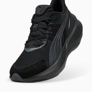 ユニセックス パルス プロ ランニングシューズ, PUMA Black-Slate Gray, extralarge-JPN
