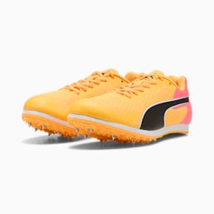 Botines de atletismo con clavijas evoSPEED Star 9 para niños grandes, Sun Stream-Sunset Glow-PUMA Black, extralarge