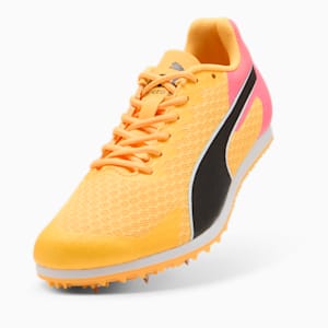 Botines de atletismo con clavijas evoSPEED Star 9 para niños grandes, Sun Stream-Sunset Glow-PUMA Black, extralarge