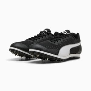 evoSPEED Star 9 Big Kids' Track Spikes, PUMA Black-PUMA White, extralarge