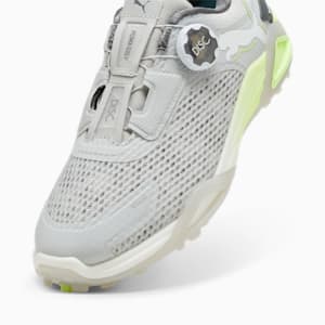 ウィメンズ ゴルフ シャドウキャット ニトロ ディスク スパイクレス シューズ, Glacial Gray-Feather Gray-Fast Yellow, extralarge-JPN