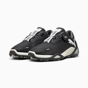 ウィメンズ ゴルフ シャドウキャット ニトロ ディスク スパイクレス シューズ, PUMA Black-Asphalt-PUMA White, extralarge-JPN